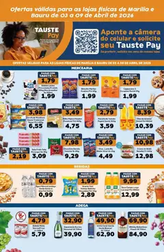 Tauste ofertas Pay  - Pré-Visualização do folheto da loja Tauste, válido de 03.04.2026