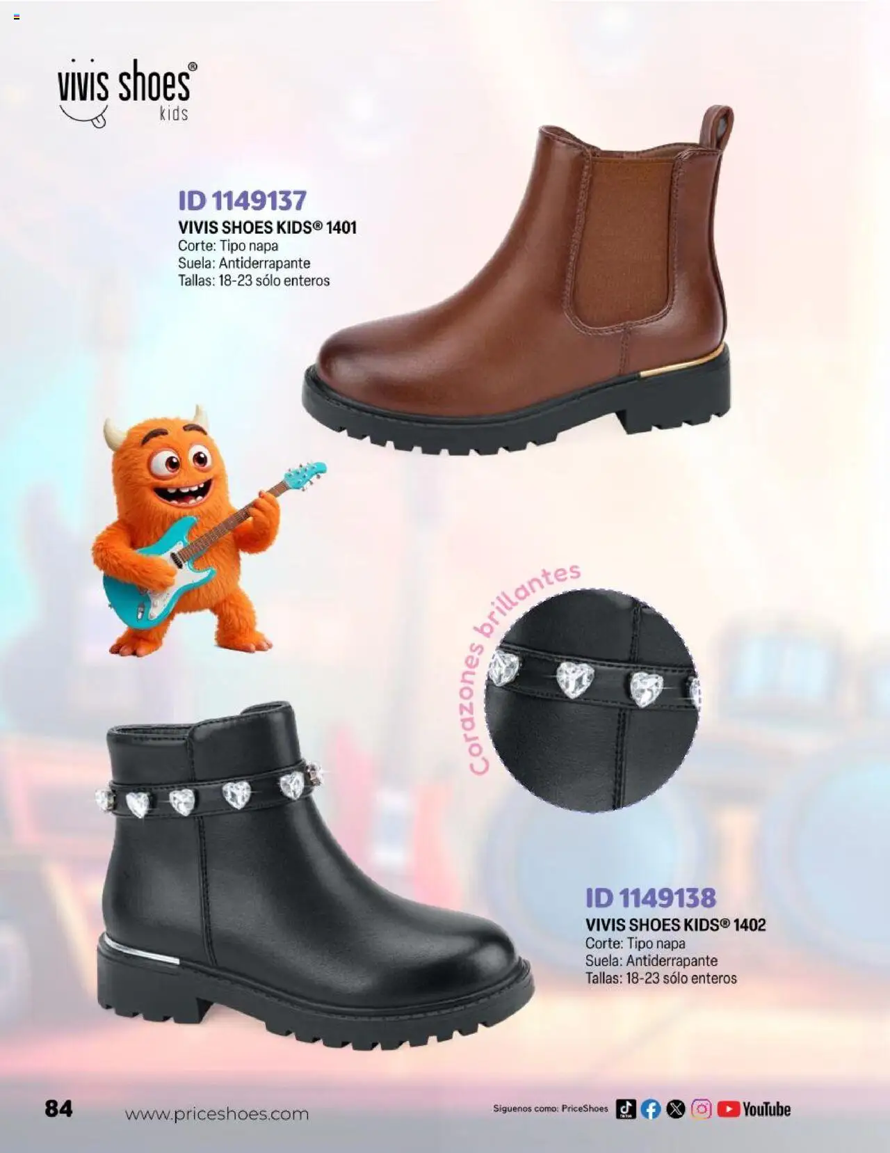 Nuevas ofertas de Price Shoes válidas en toda la República Mexicana desde el 23.04.2025. ¡Encuentra las mejores ofertas en Price Shoes catálogo Kids! | Página: 84