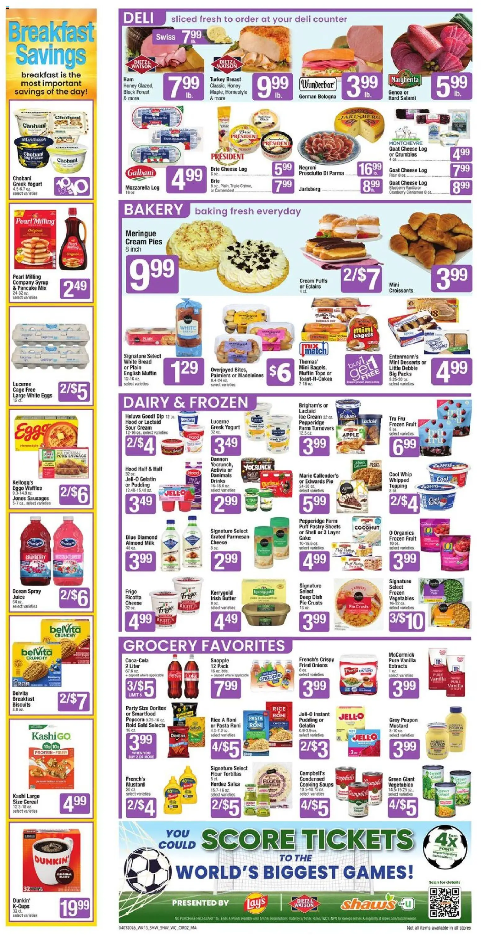 Star Market Weekly Ad - MA - valid from 03.04.2026 | Page: 2 | Products: Corn, Juice, Muffin, Puff Pastry