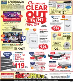 Preview of ABC Warehouse weekly ads valid from 27.07.2025