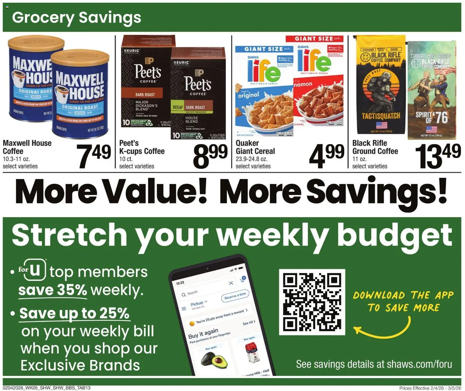 Shaw's Big Book of Savings - valid from 04.02.2026 | Page: 13