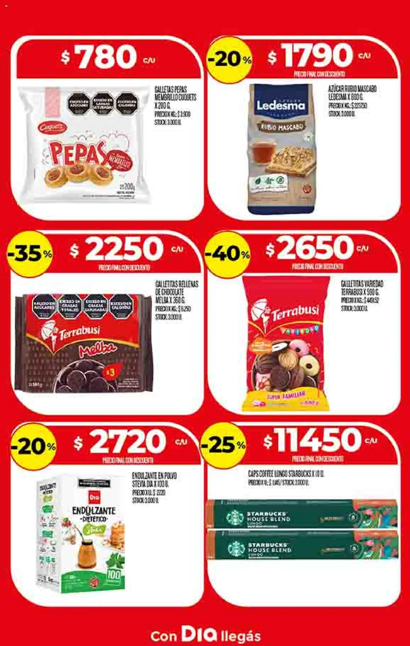 Supermercado DIA Ofertas │ válido desde el 28.01.2026 | Página: 16 | Productos: Galletitas, Polvo, Chocolate, Galletas
