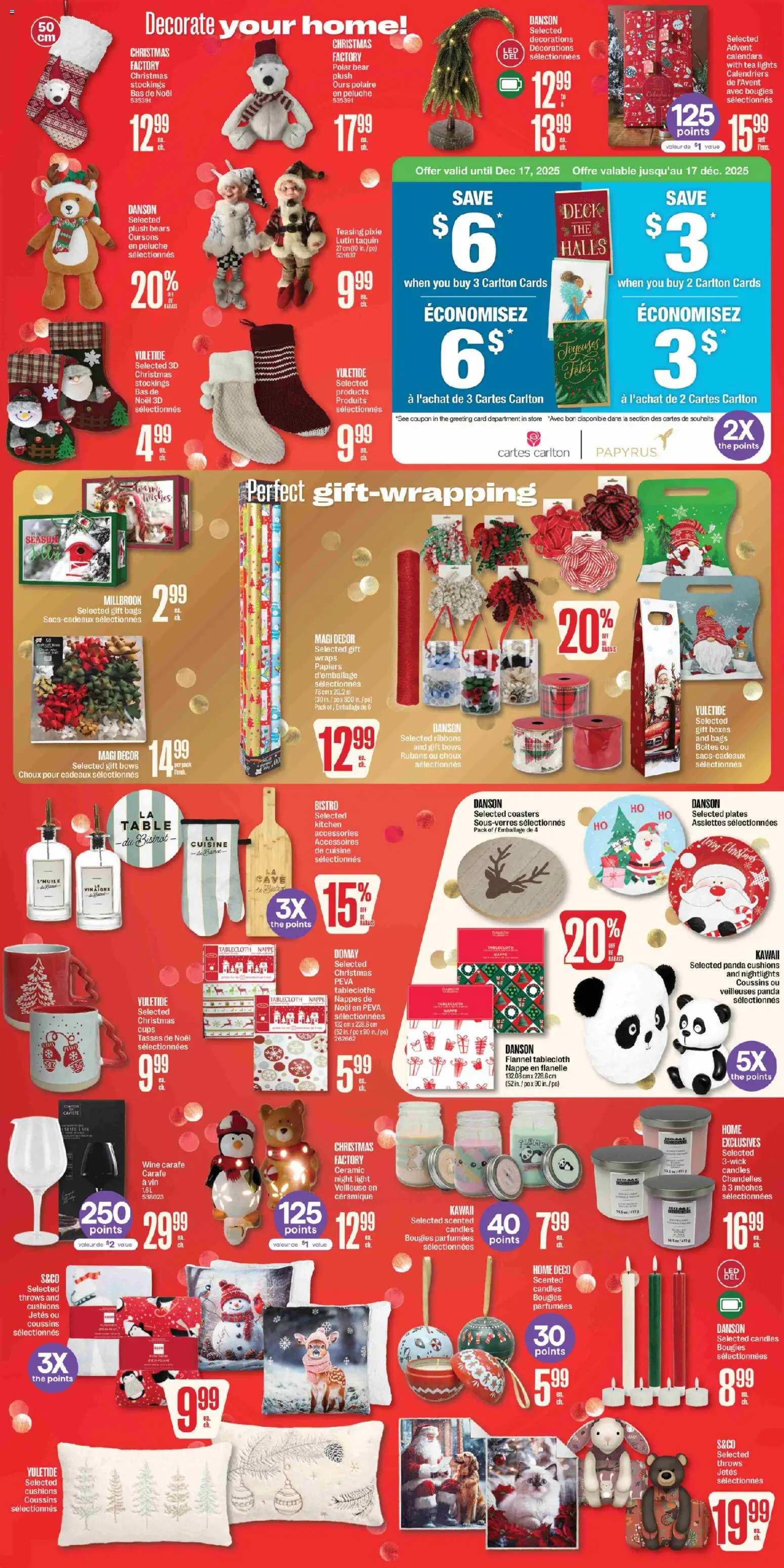 Jean Coutu flyer valid from 27.11.2025 | Page: 9 | Products: Tea, Table, Wine