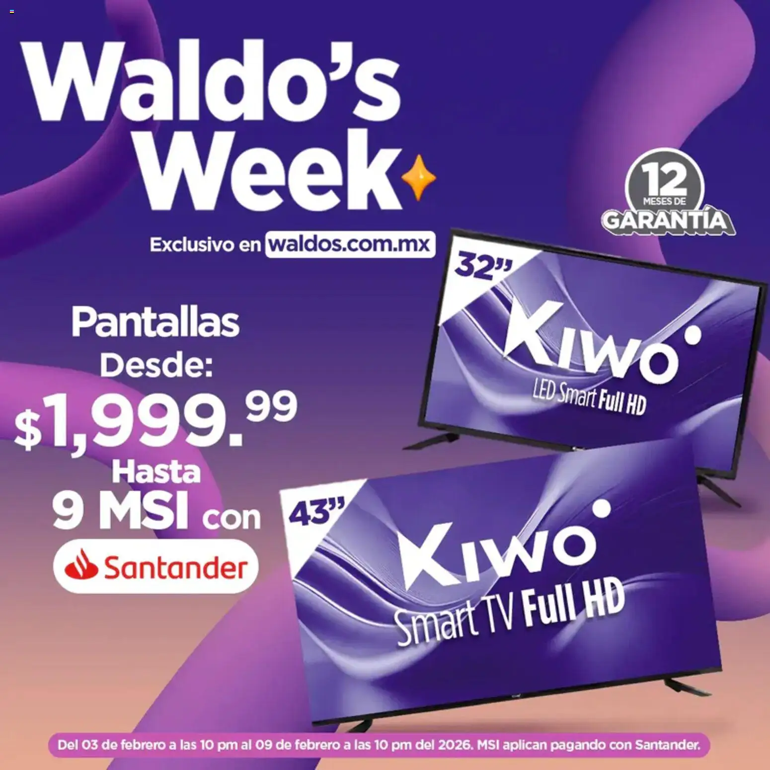 Nuevas ofertas de Waldo's válidas en toda la República Mexicana desde el 03.02.2026. ¡Encuentra las mejores ofertas en Waldo's catálogo! | Página: 4