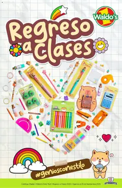 Vista previa de Waldo's - Catálogo Regreso a clases, nuevo folleto de la tienda, válido en México a partir del 12.06.2025