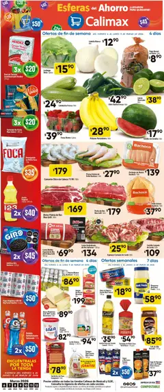 Vista previa de Calimax folleto Mexicali y SLRC, nuevo folleto de la tienda, válido en México a partir del 06.03.2026