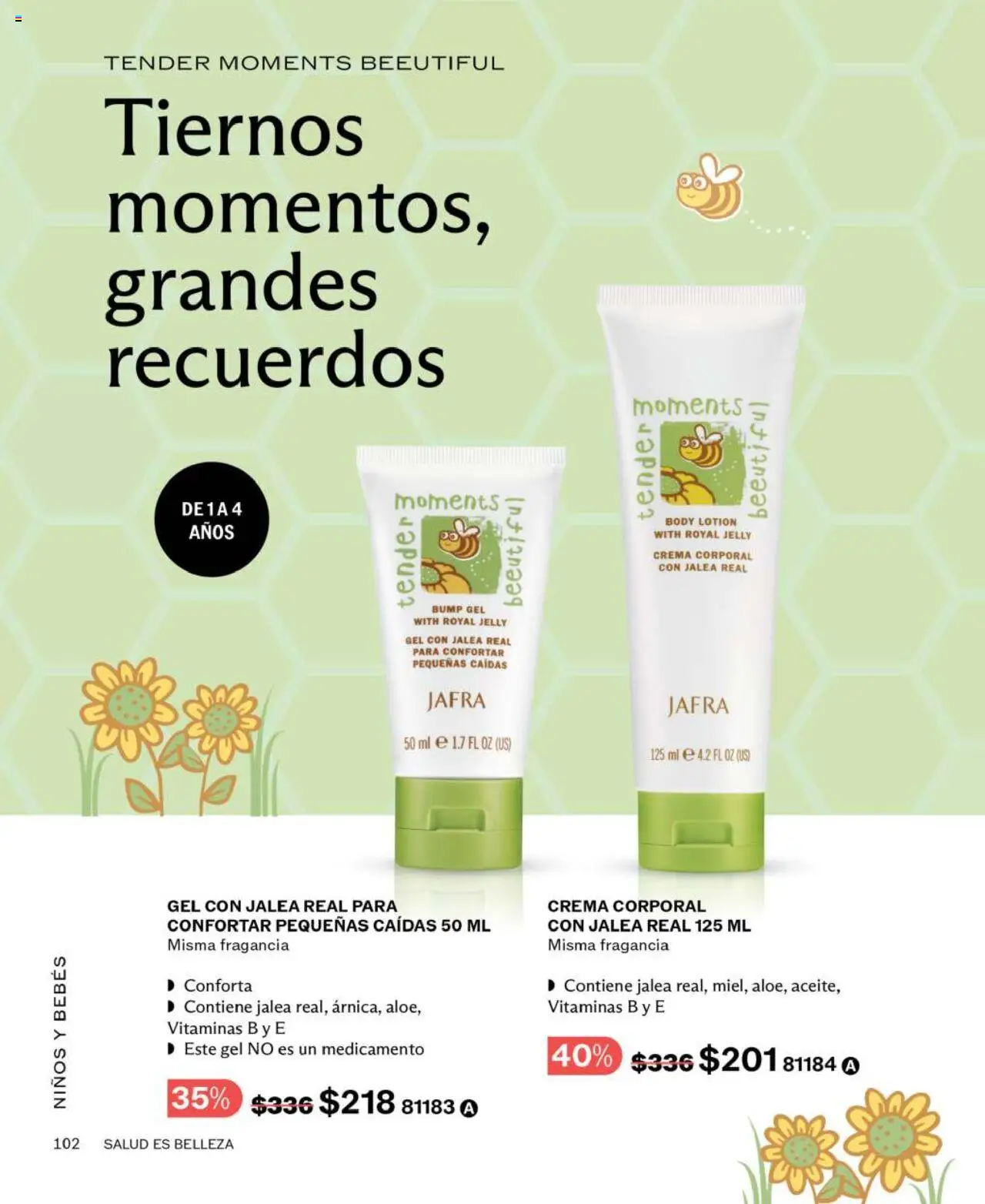Nuevas ofertas de JAFRA válidas en toda la República Mexicana desde el 01.06.2025. ¡Encuentra las mejores ofertas en JAFRA catálogo! | Página: 102 | Productos: Crema, Vitaminas, Body, Crema corporal