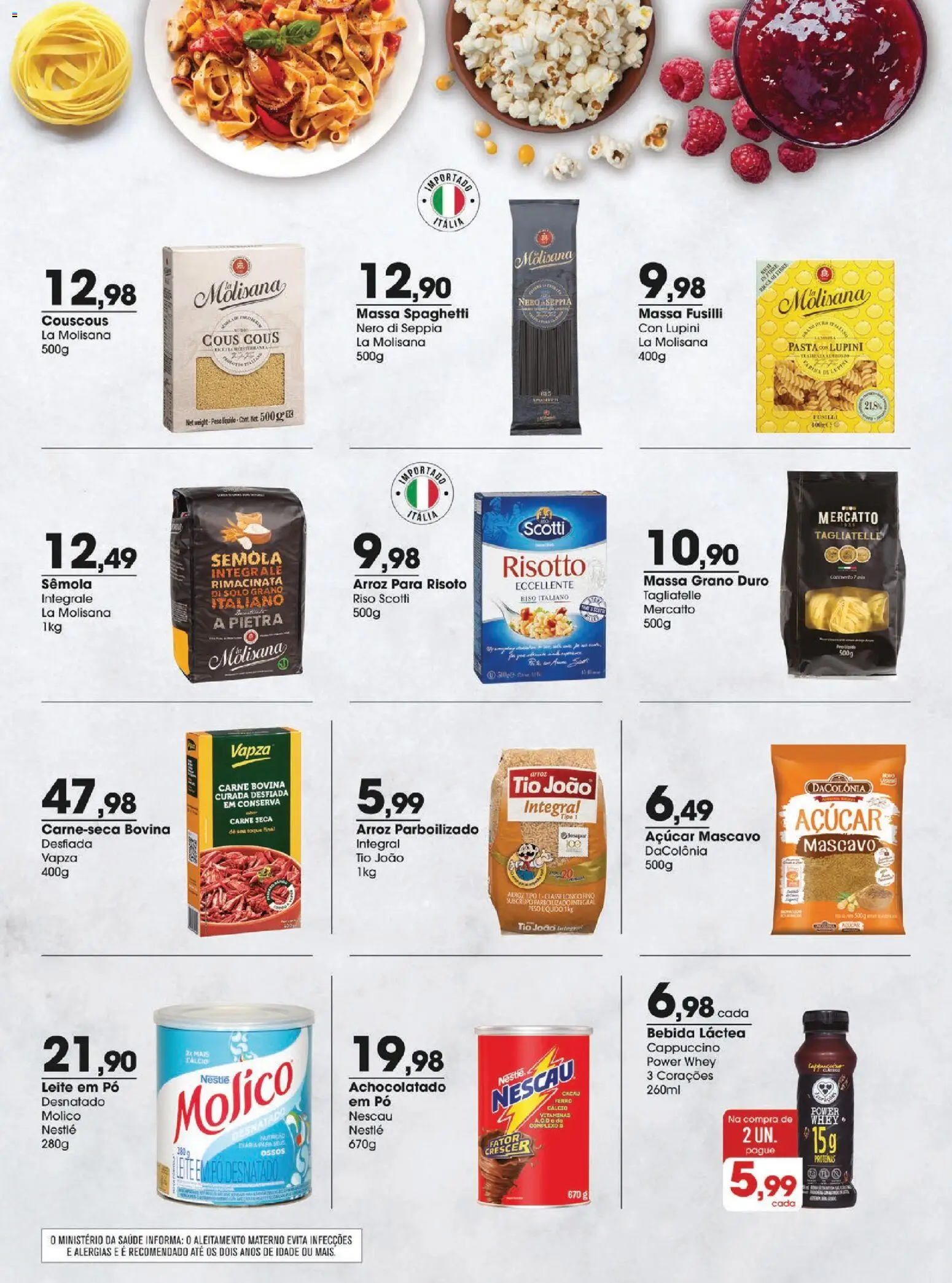 Zaffari Folheto - válido de 03.02.2026 | Página: 4 | Produtos: Ferro, Leite, Arroz, Cálcio