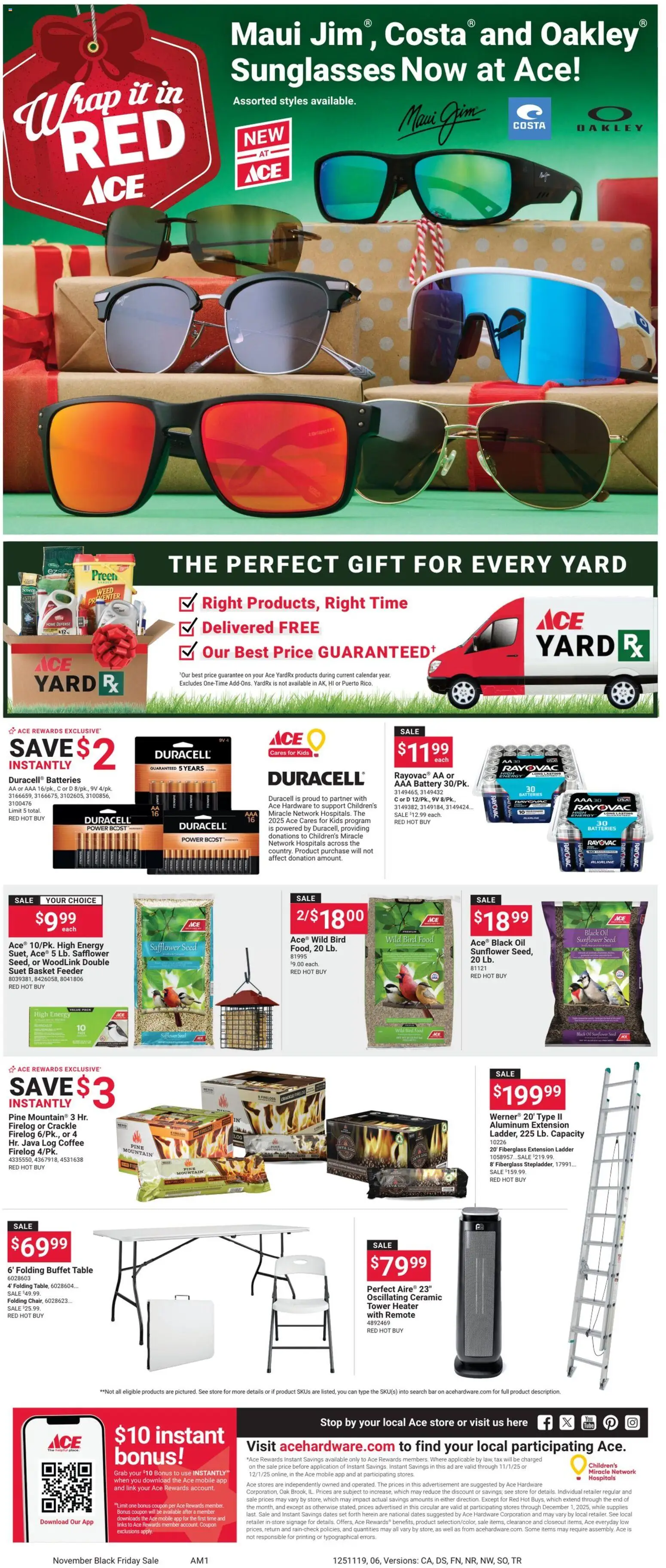 ACE Hardware Black Friday - valid from 01.11.2025 | Page: 6 | Products: Ladder, Basket, Oil, Coffee