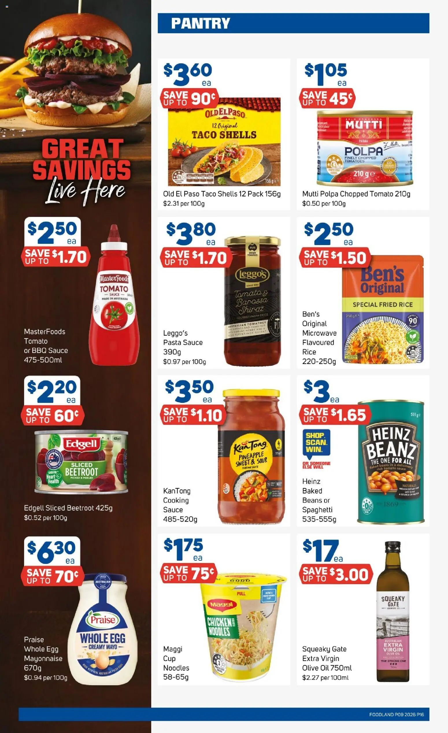 Foodland catalogue - valid from 25.02.2026 | Page: 16 | Products: Gate, BBQ Sauce, Chicken, Noodles