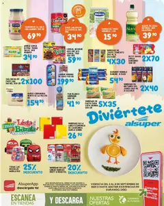 Vista previa de Alsuper - Folleto - Durango, nuevo folleto de la tienda, válido en México a partir del 05.09.2025