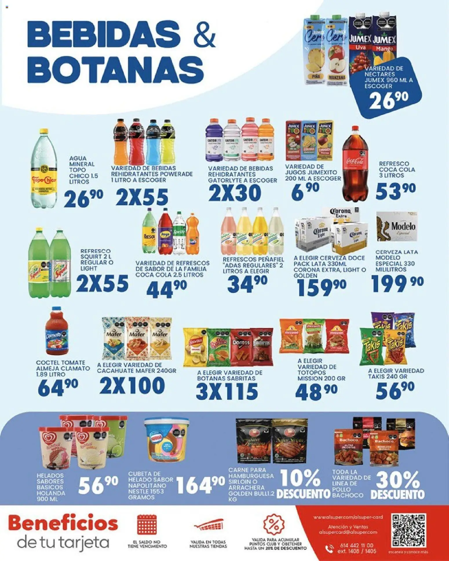 Nuevas ofertas de Alsuper válidas en toda la República Mexicana desde el 27.03.2026. ¡Encuentra las mejores ofertas en Alsuper folleto Durango! | Página: 7 | Productos: Refresco, Mango, Cerveza, Uva