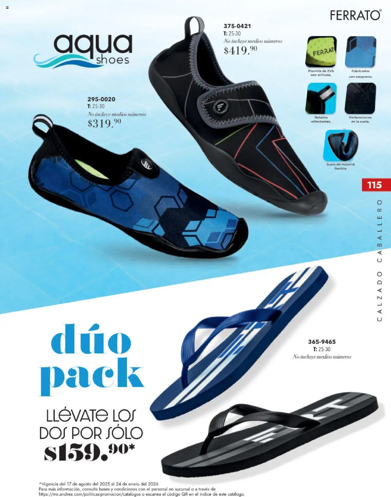 Nuevas ofertas de Andrea válidas en toda la República Mexicana desde el 17.08.2025. ¡Encuentra las mejores ofertas en Andrea - Catálogo Tropical Otoño / Invierno! | Página: 115