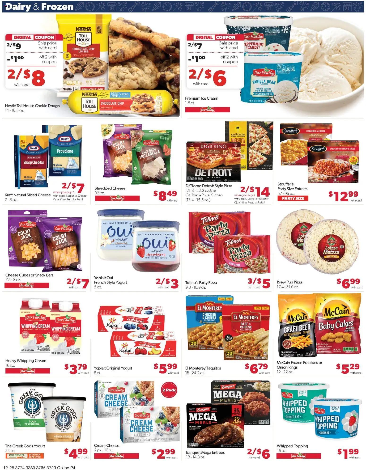 Family Fare Weekly Ad - valid from 28.12.2025 | Page: 9 | Products: Beer, Cream, Pepper, Chocolate Chip