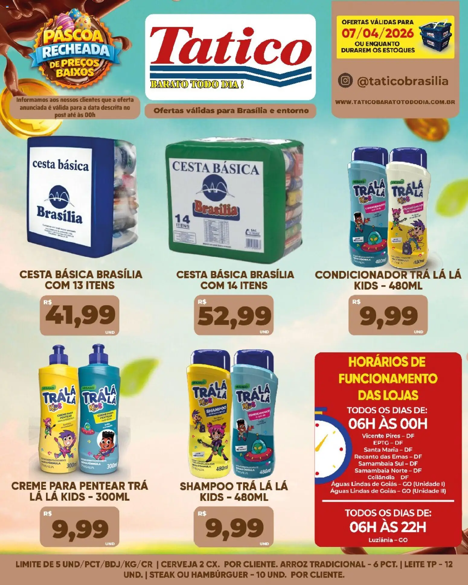 Tatico Folheto - válido de 08.04.2026 | Página: 38 | Produtos: Shampoo, Condicionador, Arroz, Creme para pentear