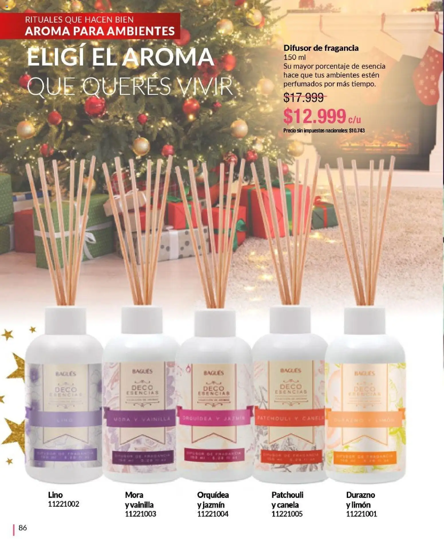 Bagués - Catálogo │ válido desde el 17.11.2025 | Página: 86 | Productos: Durazno, Fragancia, Limón, Esencias