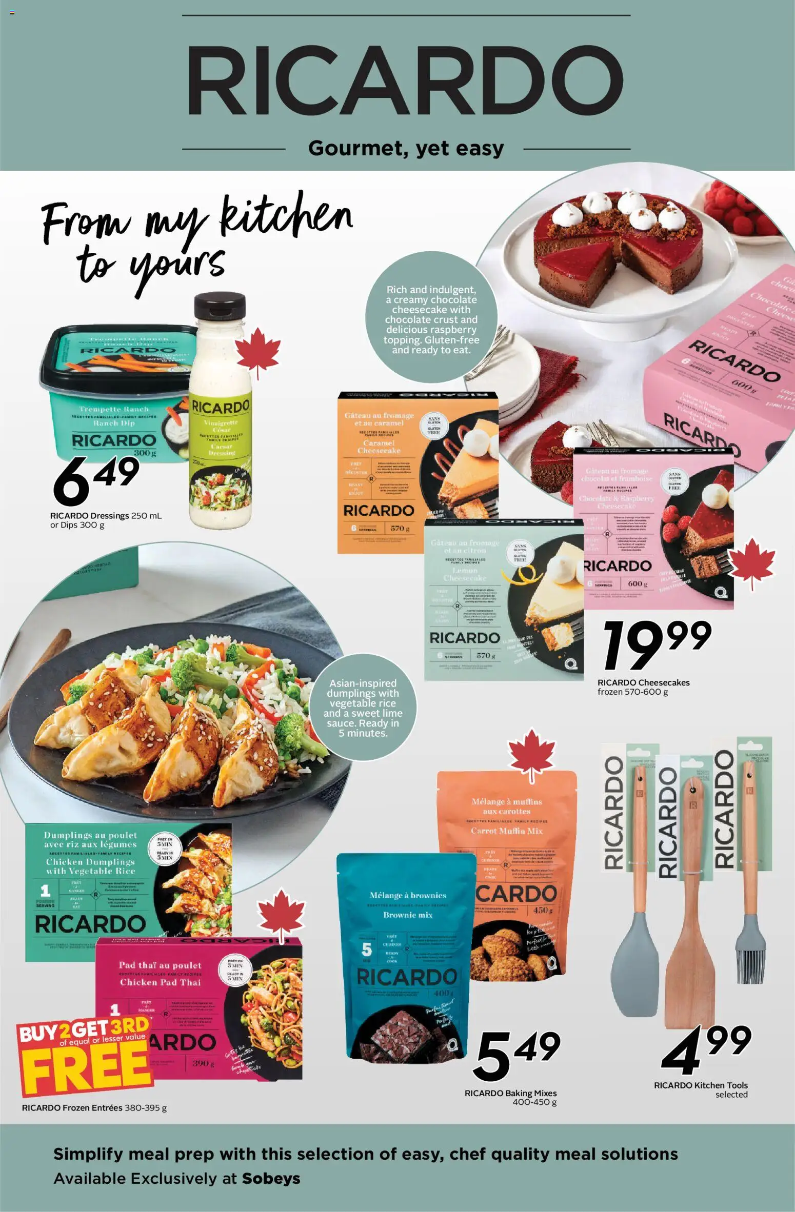 Sobeys flyer valid from 16.04.2026 | Page: 19 | Products: Carrot, Cheese, Chocolate, Chicken