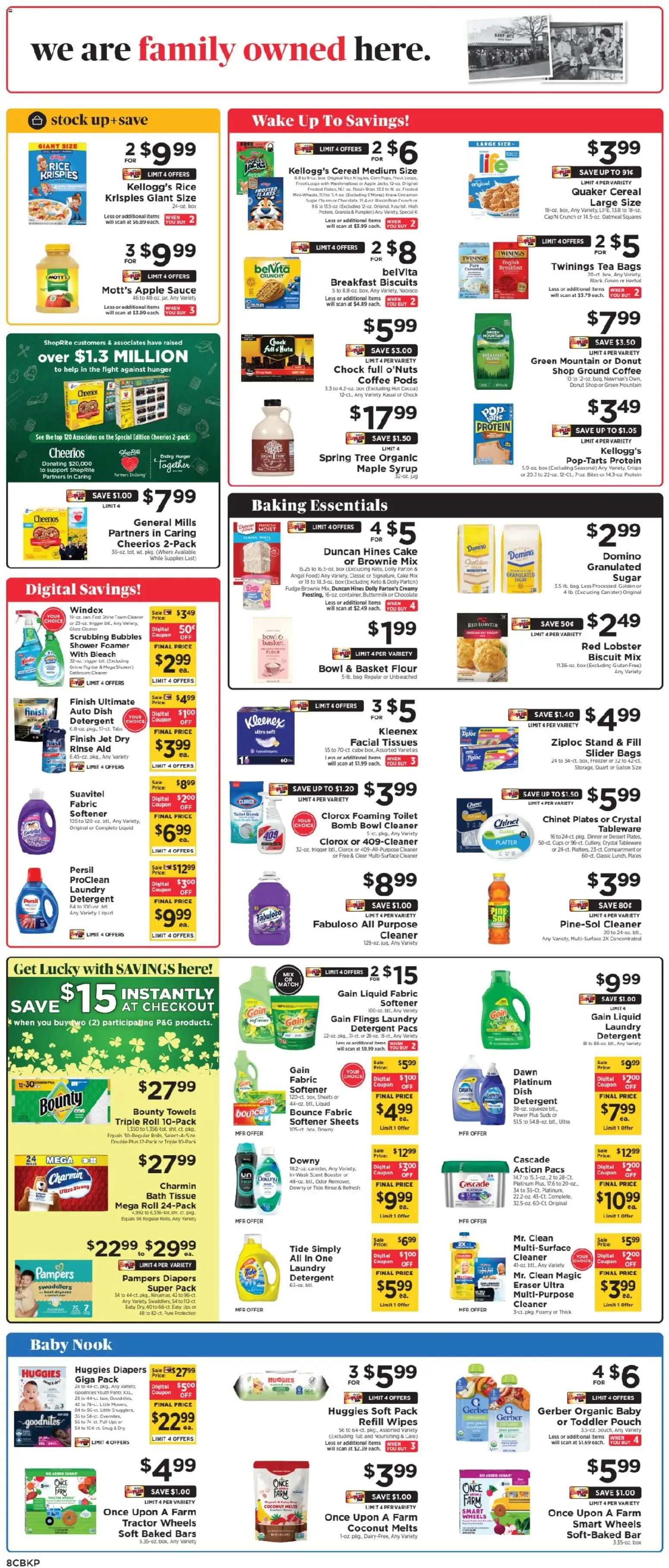 ShopRite Weekly Ad 2 - valid from 08.03.2026 | Page: 9 | Products: Hoe, Eraser, Bath, UPS