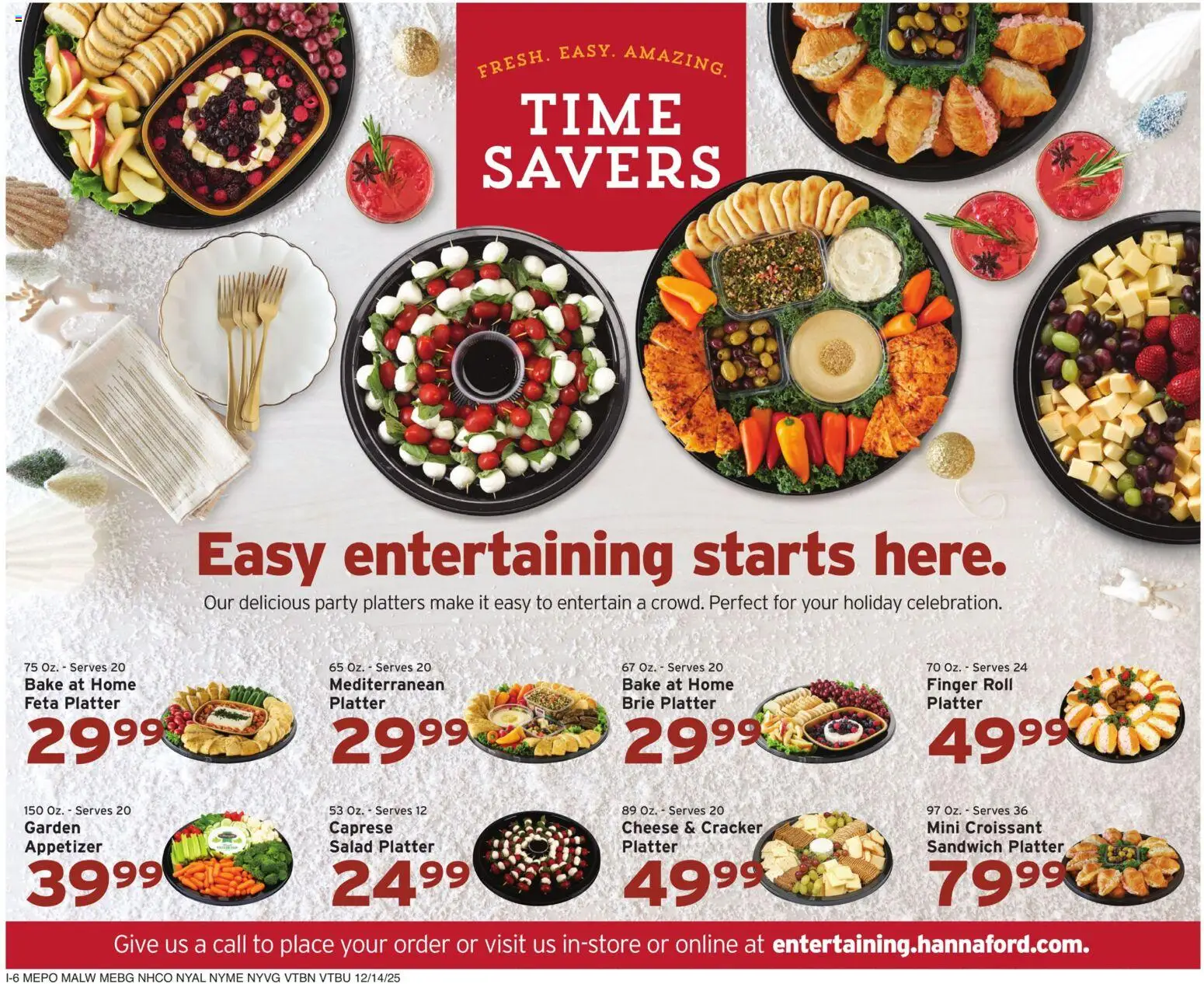 Hannaford Weekly Ad - valid from 14.12.2025 | Page: 14 | Products: Cheese, Salad