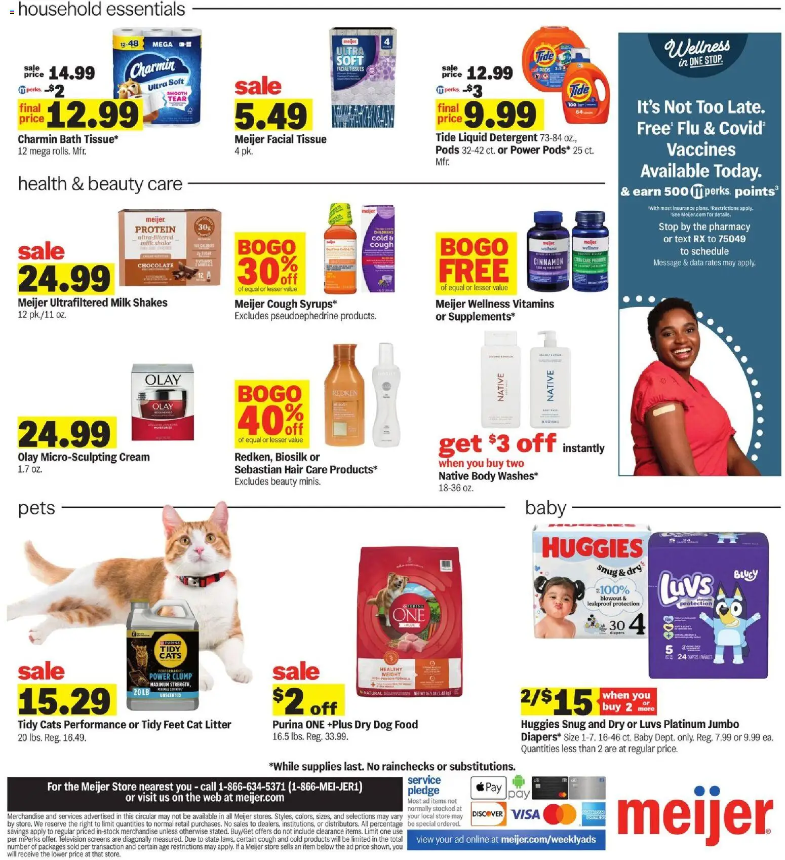 Meijer Weekly Ad - valid from 28.01.2026 | Page: 4 | Products: Bath, Cat Litter, Chocolate, Weight
