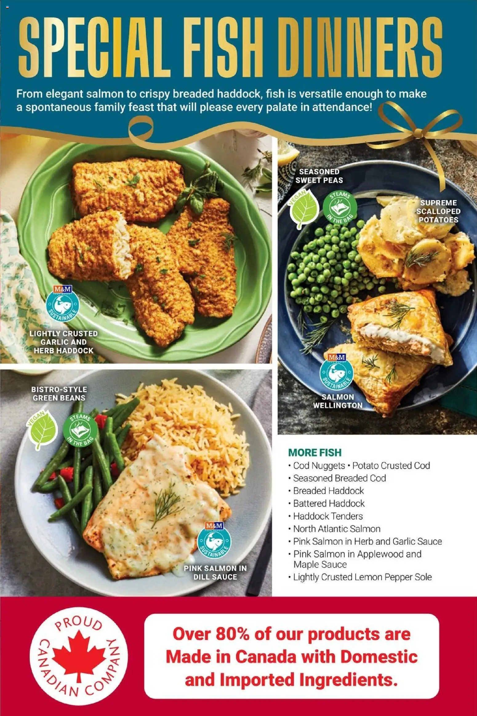 M&M Food Market flyer valid from 01.12.2025 | Page: 19 | Products: Fish, Potatoes