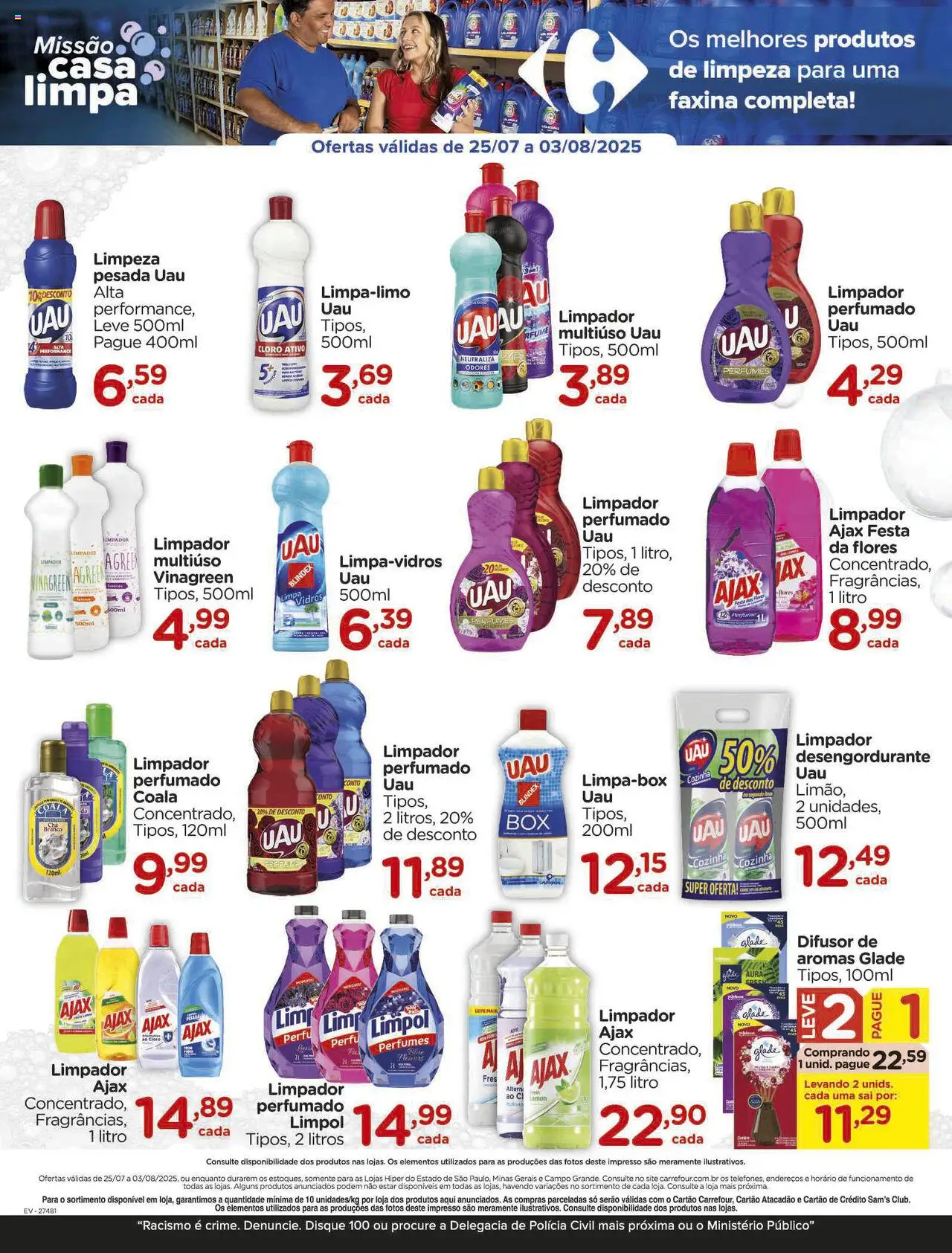 Carrefour Folheto - válido de 25.07.2025 | Página: 5 | Produtos: Difusor, Desengordurante, Flores, Perfumes