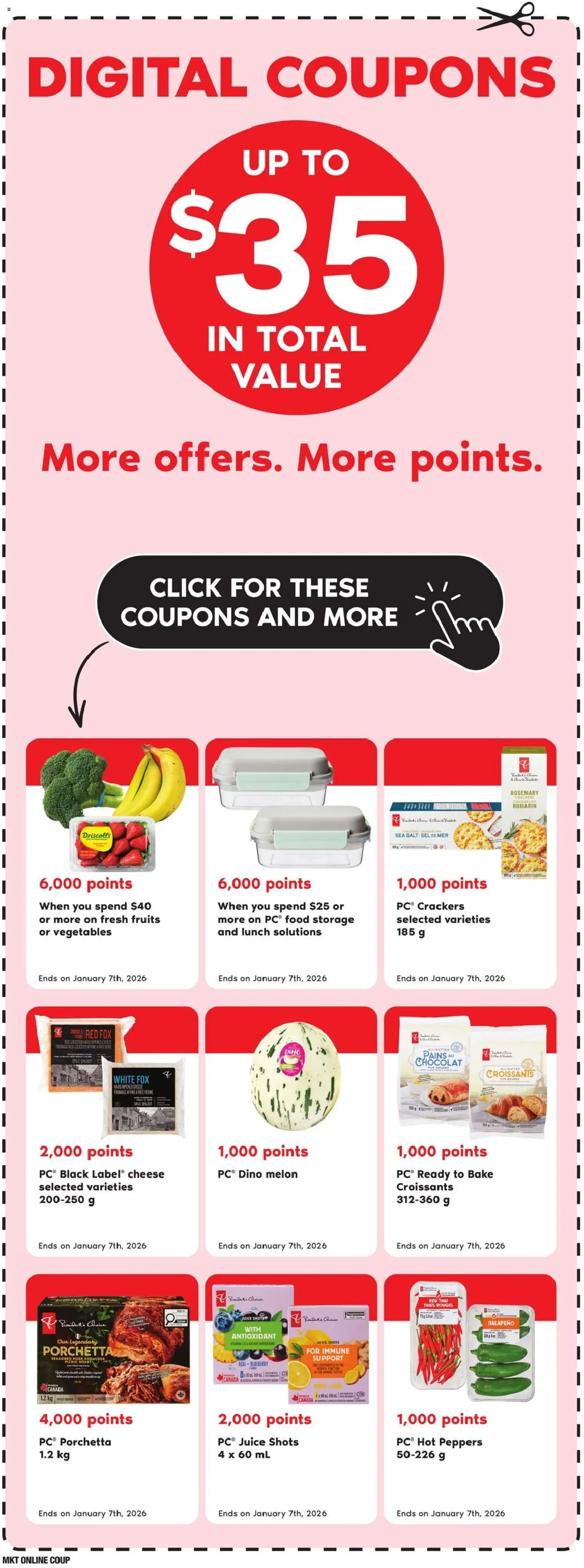 Independent Grocer flyer valid from 01.01.2026 | Page: 11 | Products: Cheese, Juice, Pork