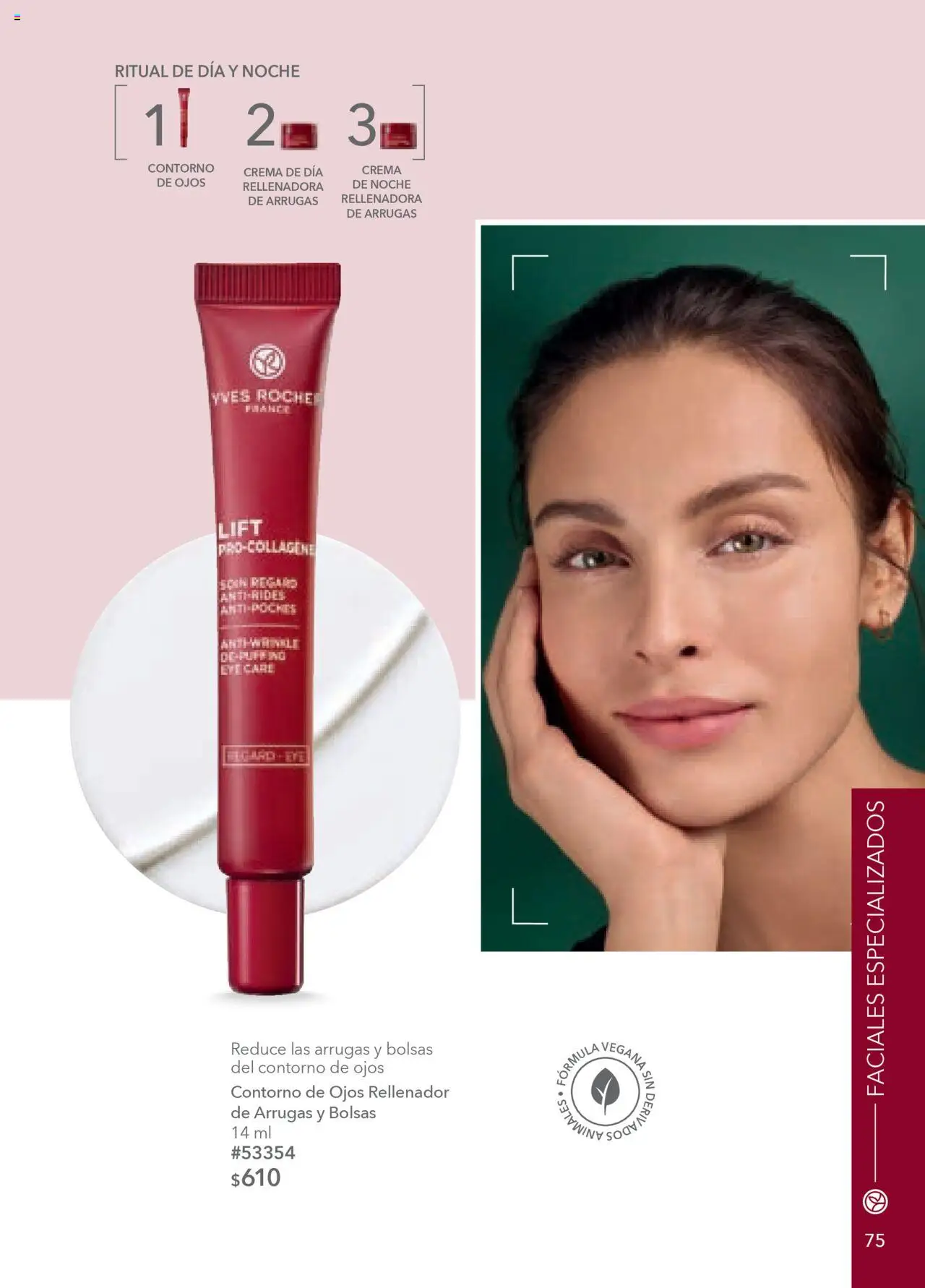 Nuevas ofertas de Yves Rocher válidas en toda la República Mexicana desde el 07.10.2025. ¡Encuentra las mejores ofertas en Yves Rocher - Campaña 14 2025! | Página: 77 | Productos: Contorno de ojos, Crema, Contorno