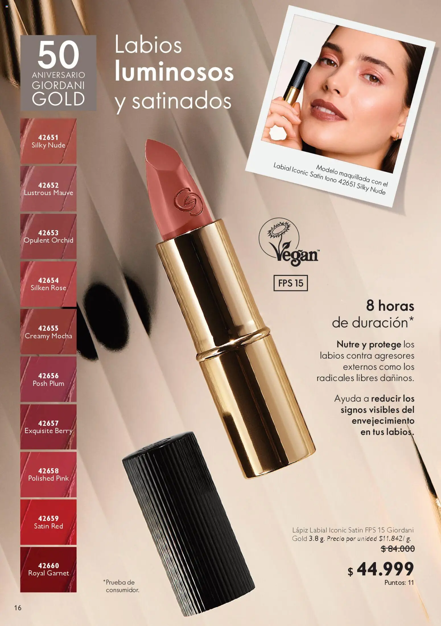 Oriflame revista - valida desde el 18.04.2026 | Página: 16 | Productos: Lápiz labial
