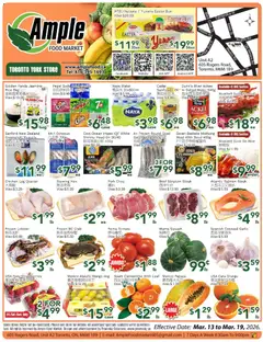 Preview of Ample Food Market  weekly flyer Toronto York from shop Ample Food Market valid from 13.03.2026 | Page: 1