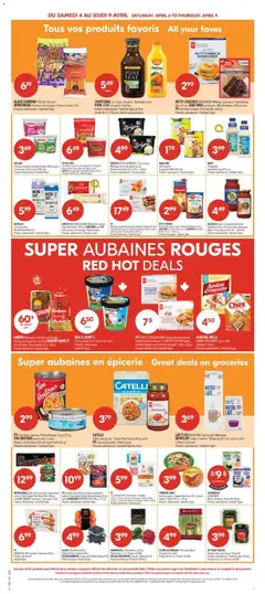 Preview of PC Morceaux de poitrine de poulet entièrement cuits / Fully Cooked Chicken Breast Chunks (600 g) ou/or ailes de poulet / Chicken Wings (907 g), Produits sélectionnés/Selected Types from shop Pharmaprix valid from 03.04.2026 | Page: 5