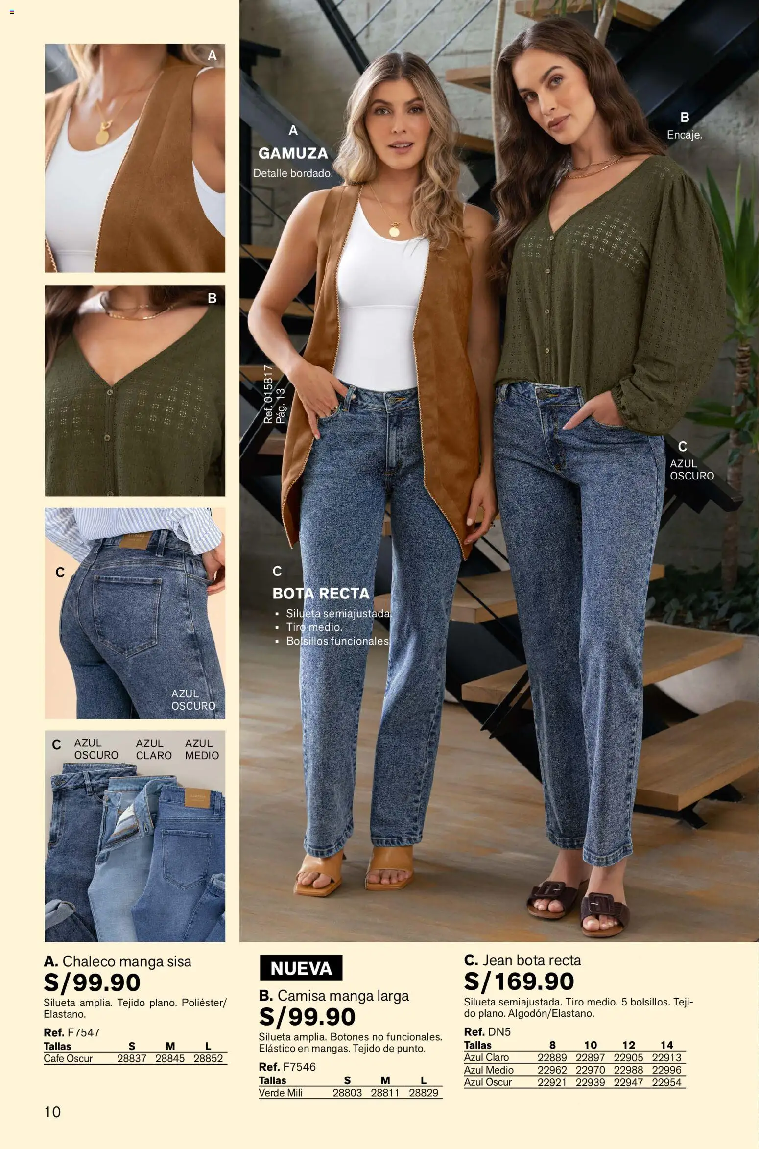 Catálogo Leonisa válido desde 16.01.2026 | Página: 10 | Productos: Café, Camisa, Chaleco