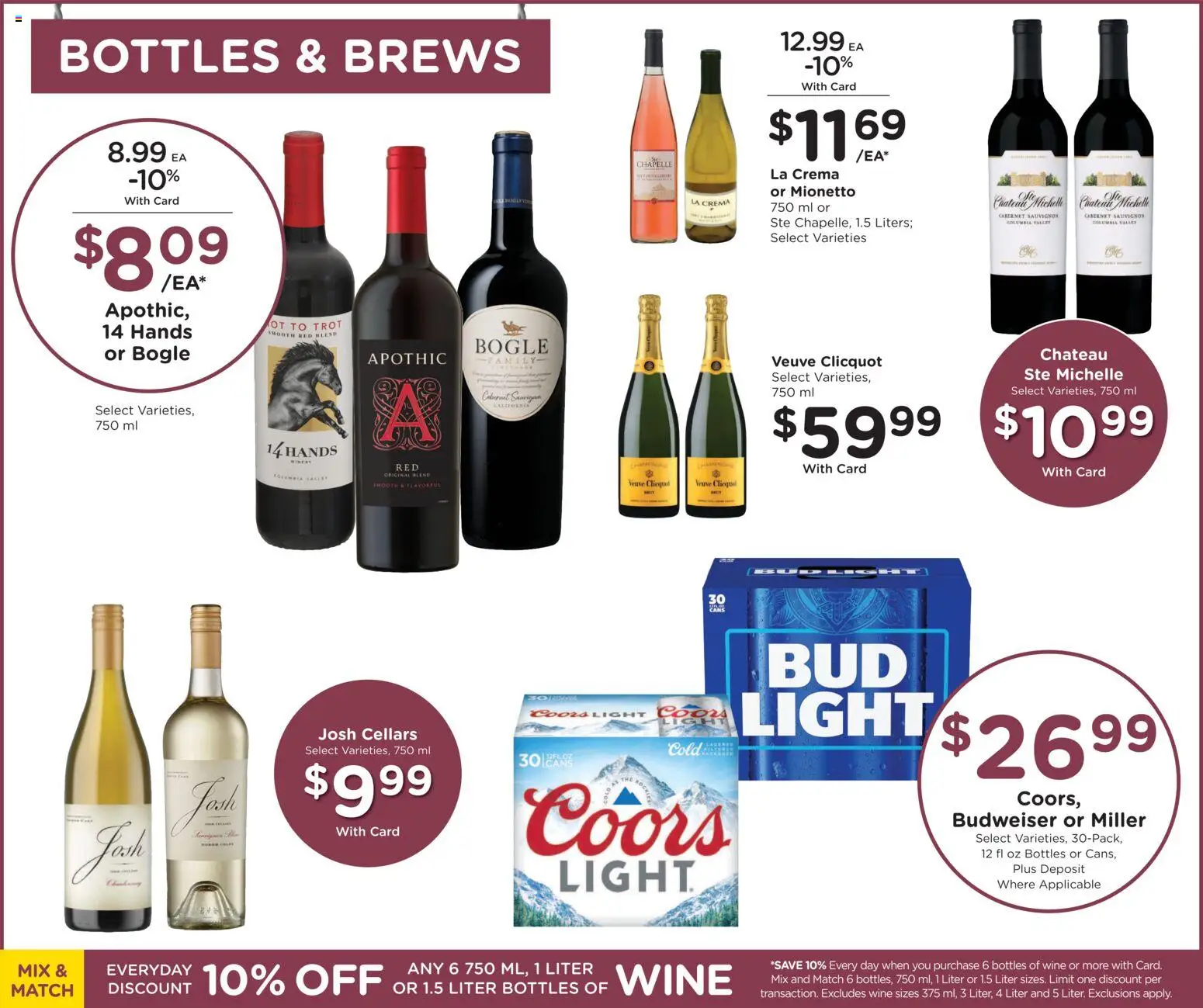 Fred Meyer Weekly Ad - valid from 01.04.2026 | Page: 13 | Products: Wine