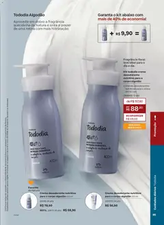 Natura - Ciclo 02/2026 - Pré-Visualização do folheto da loja Natura, válido de 13.01.2026 | Página: 95 | Produtos: Fragrância, Desodorante, Creme, Algodão