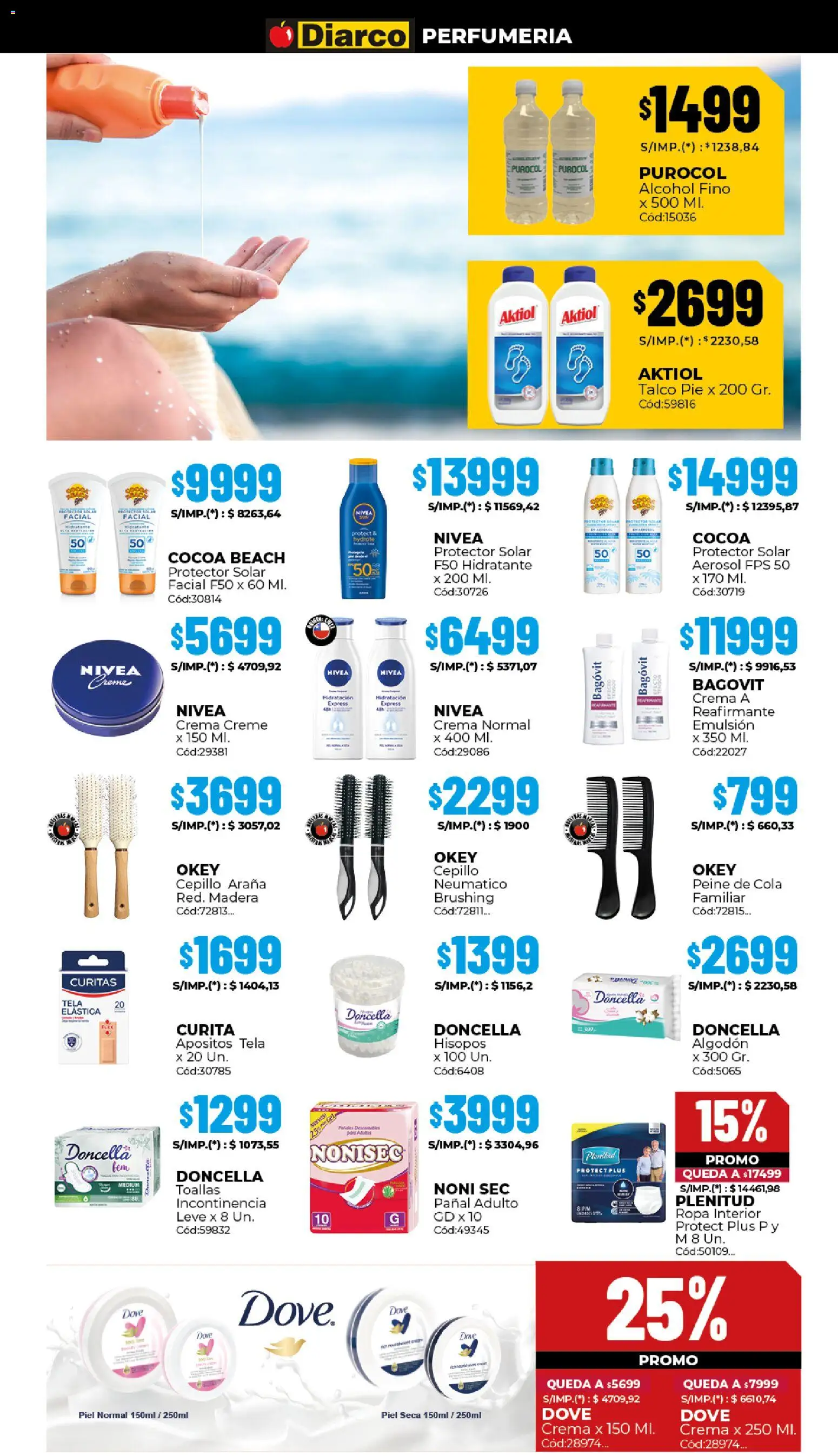 Diarco - Ofertas │ válido desde el 29.12.2025 | Página: 14 | Productos: Algodón, Toallas, Emulsión, Ropa interior