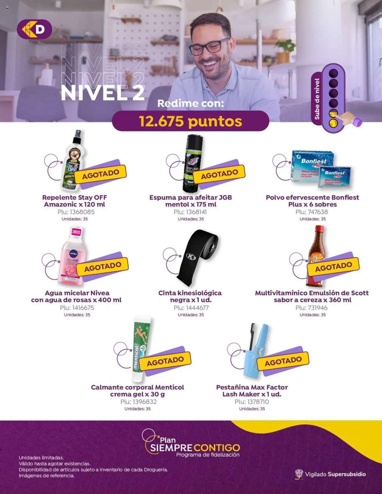 Colsubsidio revista - valida desde el 01.08.2025 | Página: 6 | Productos: Agua, Repelente, Polvo, Emulsión