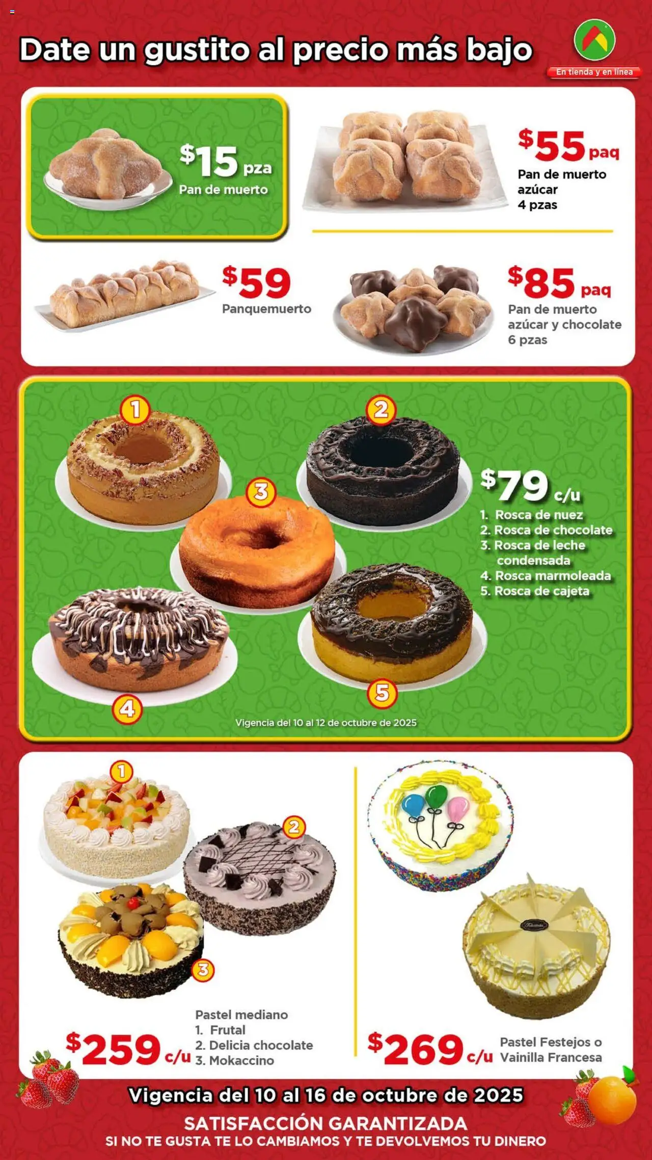 Nuevas ofertas de Bodega Aurrerá válidas en toda la República Mexicana desde el 10.10.2025. ¡Encuentra las mejores ofertas en Bodega Aurrerá - Folleto Precio más Bajo! | Página: 3 | Productos: Leche, Pan, Chocolate, Nuez