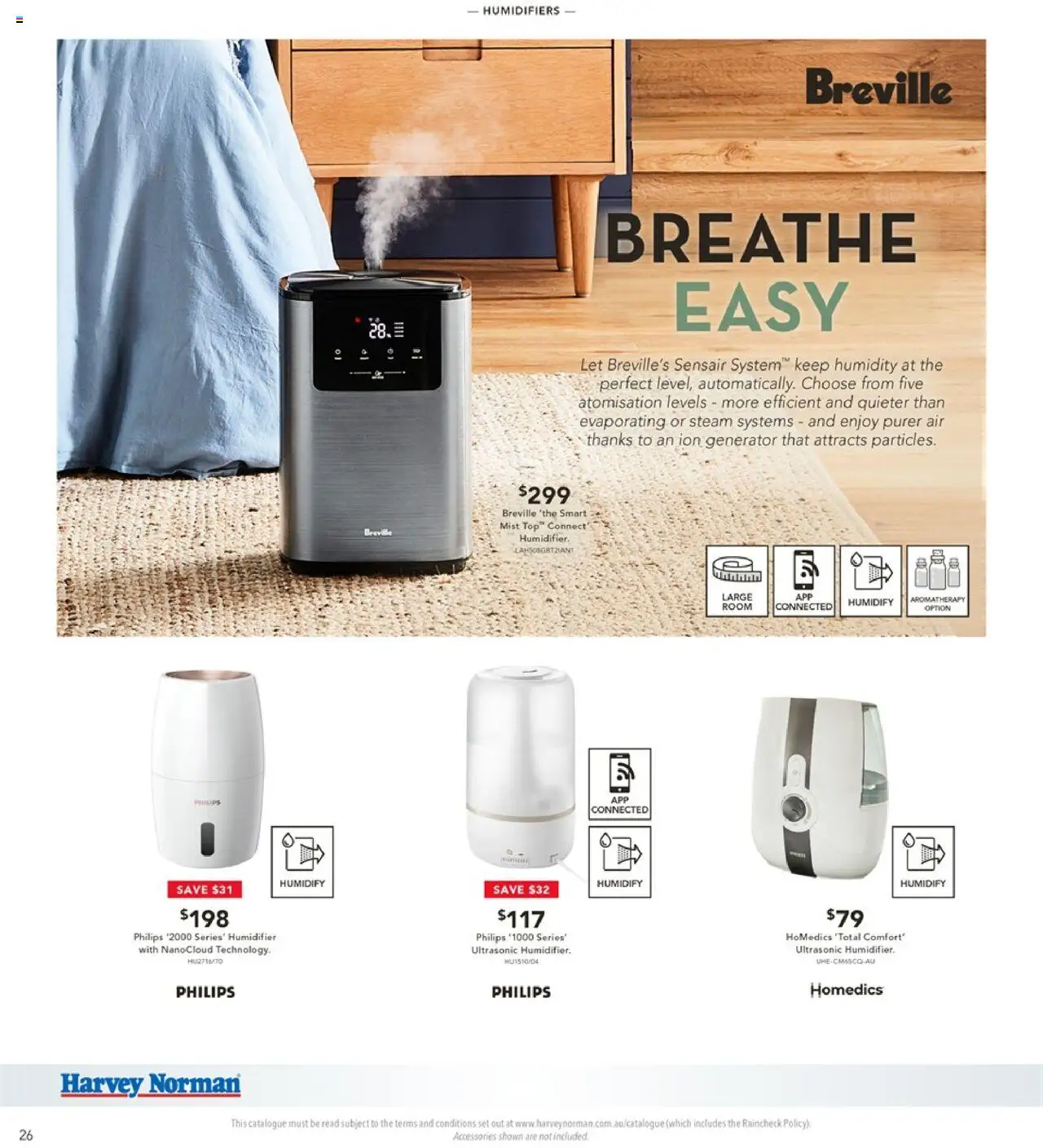 Harvey Norman catalogue - valid from 09.09.2025 | Page: 26 | Products: Accessories, Humidifier