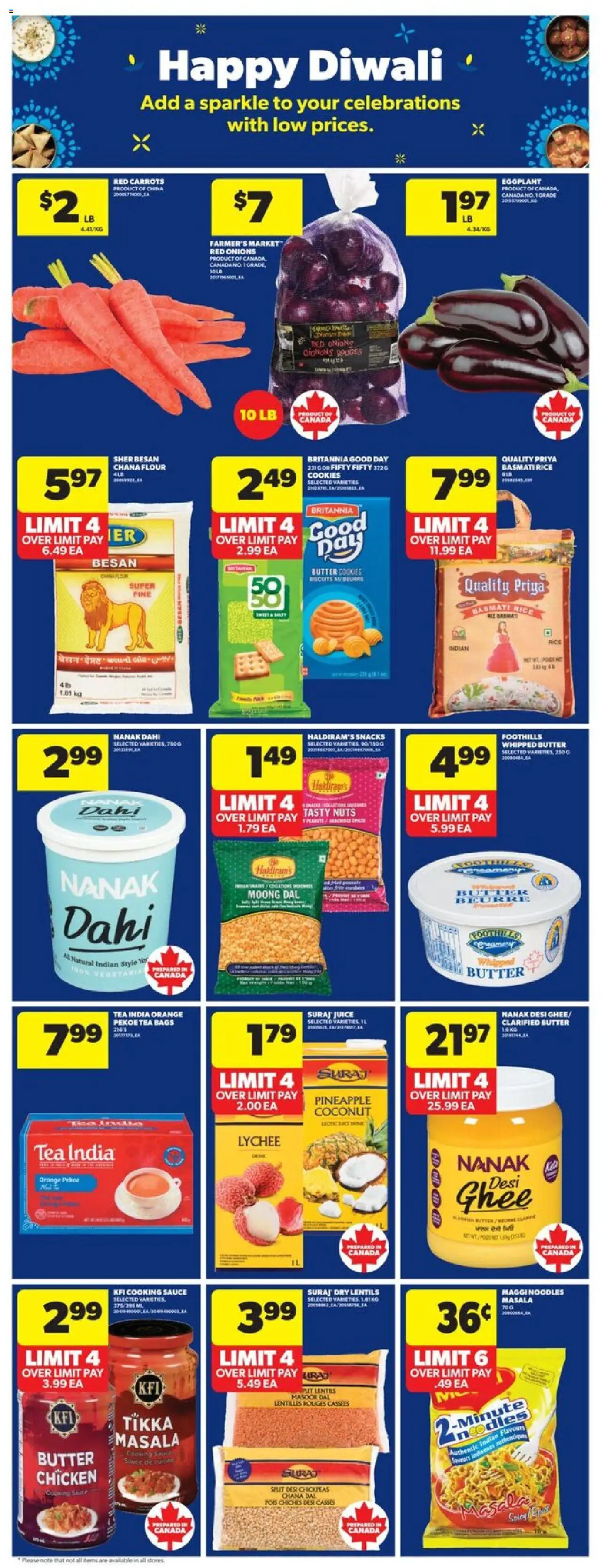 Real Canadian Superstore flyer valid from 02.10.2025 | Page: 23 | Products: Rice, Pineapple, Nuts, Juice