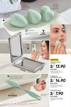 Vista previa de folleto Azzorti - Campaña C17/2025 de la Azzorti válido desde 15.10.2025 | Página: 200 | Productos: Pestañas postizas, Espejo, Depilador, Corrector