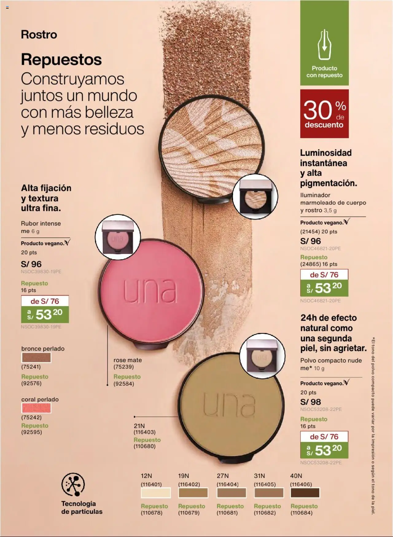 Catálogo Natura válido desde 01.07.2025 | Página: 69 | Productos: Polvo, Rubor