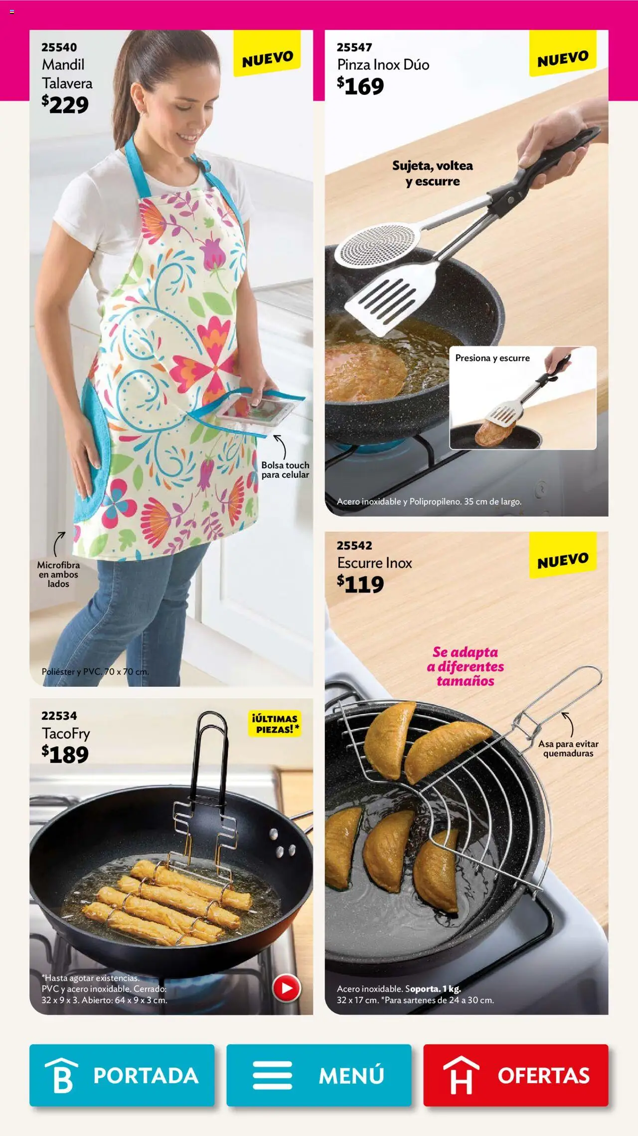 Nuevas ofertas de Betterware válidas en toda la República Mexicana desde el 01.09.2025. ¡Encuentra las mejores ofertas en Betterware - Campaña 9 2025! | Página: 23 | Productos: Bolsa, Pinza
