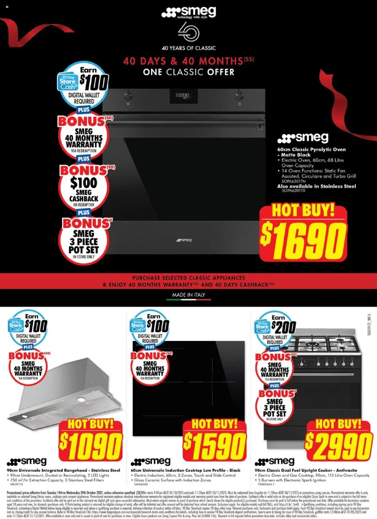 The Good Guys catalogue - valid from 13.10.2025 | Page: 5 | Products: Date, Domestic, Grill, Fan