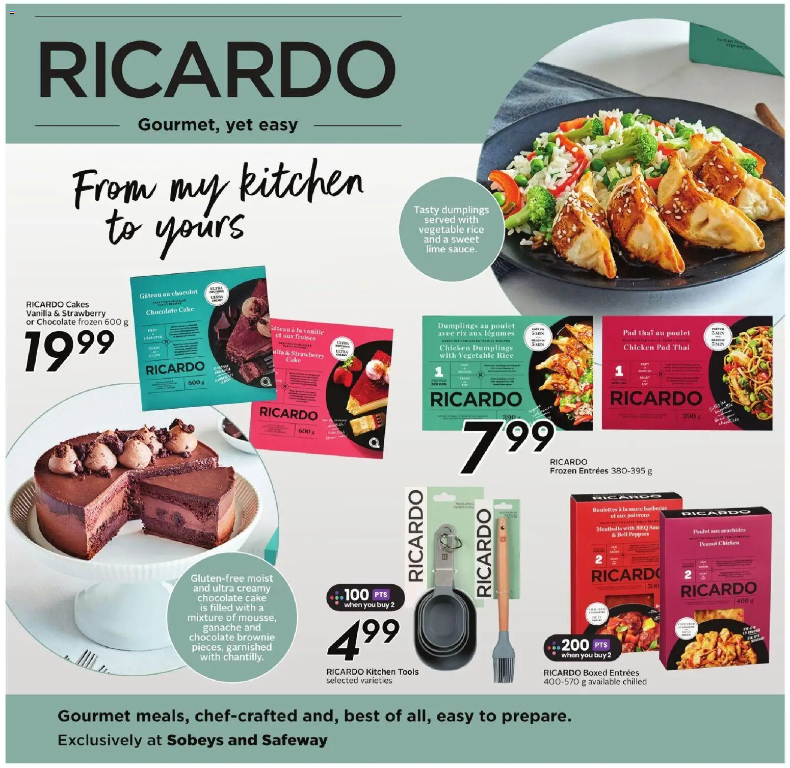 Sobeys flyer valid from 19.02.2026 | Page: 19 | Products: Rice, Chocolate, Chicken