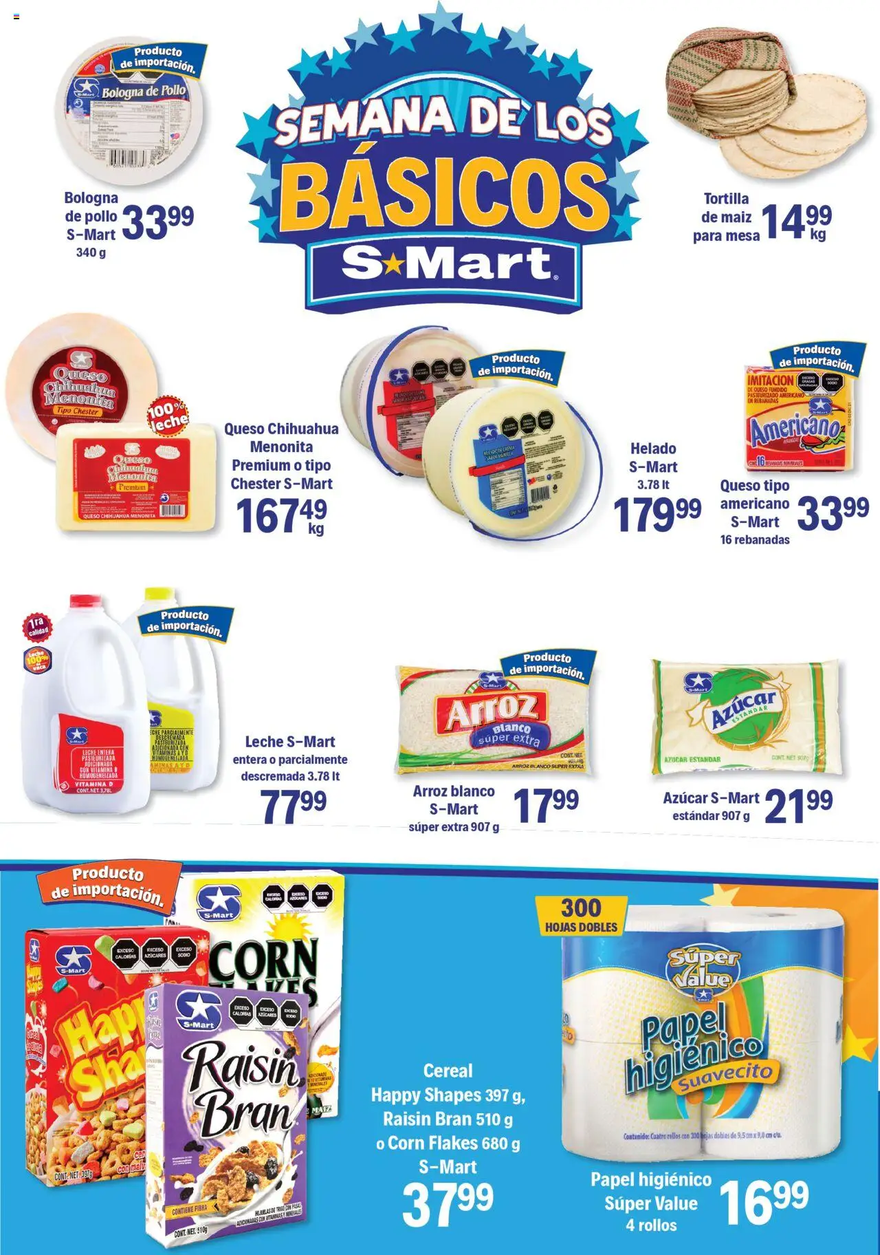 Nuevas ofertas de S-Mart válidas en toda la República Mexicana desde el 16.09.2025. ¡Encuentra las mejores ofertas en S-Mart - Folleto - Reynosa (y Rio Bravo)! | Página: 5 | Productos: Crema, Arroz, Vitaminas, Mesa
