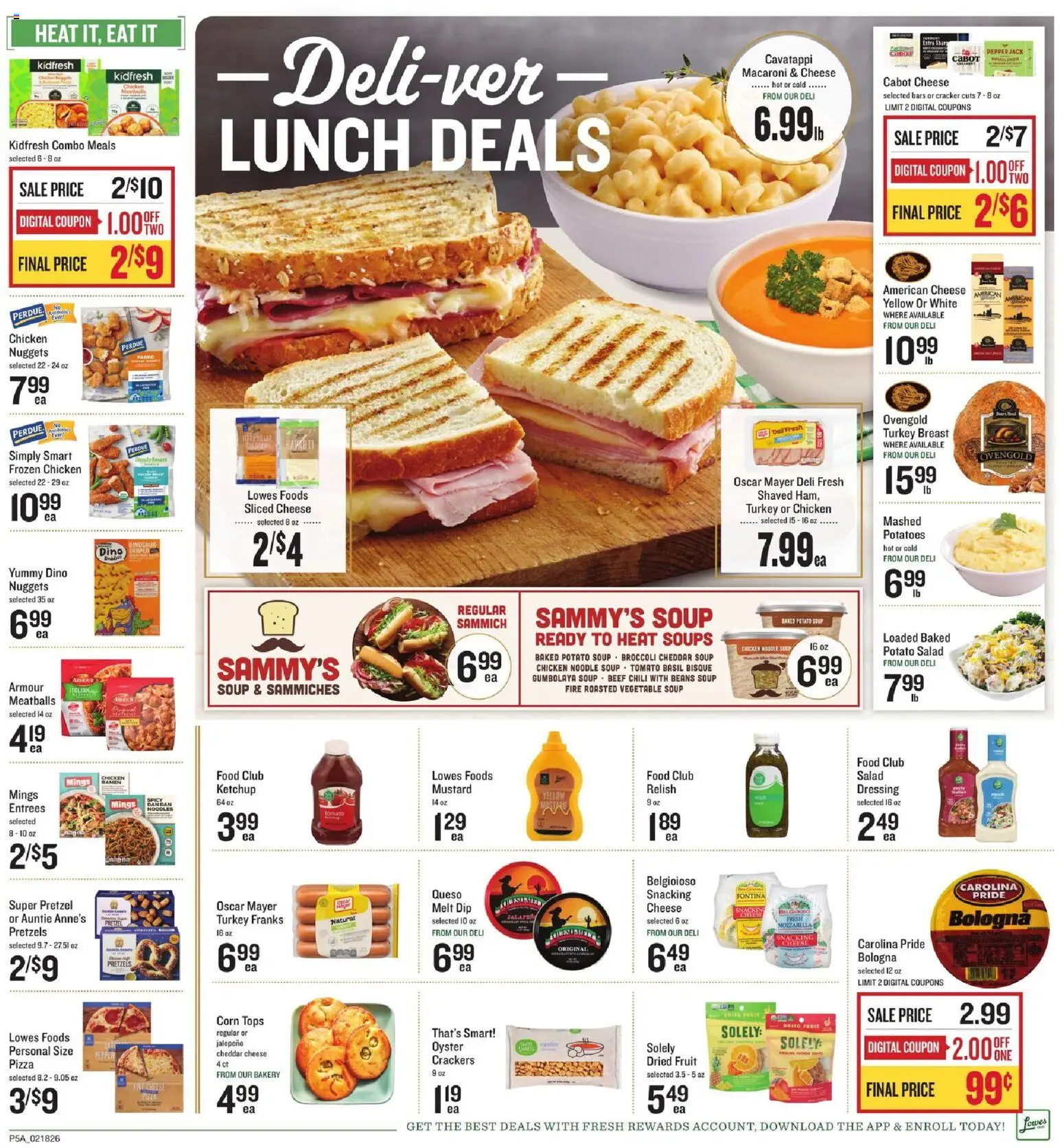 Lowes Foods Weekly Ad - NC - valid from 18.02.2026 | Page: 7 | Products: Corn, Beef, Salad, Potatoes