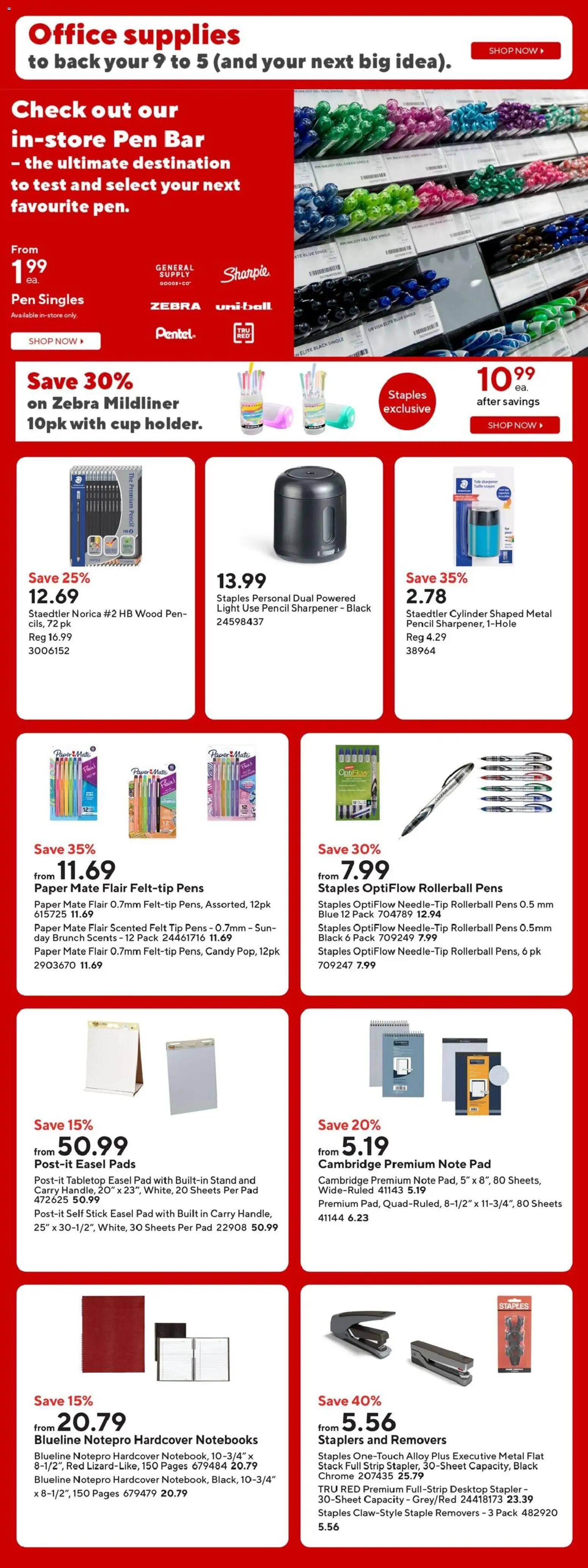 Staples flyer valid from 06.03.2026 | Page: 11 | Products: Pencil sharpener