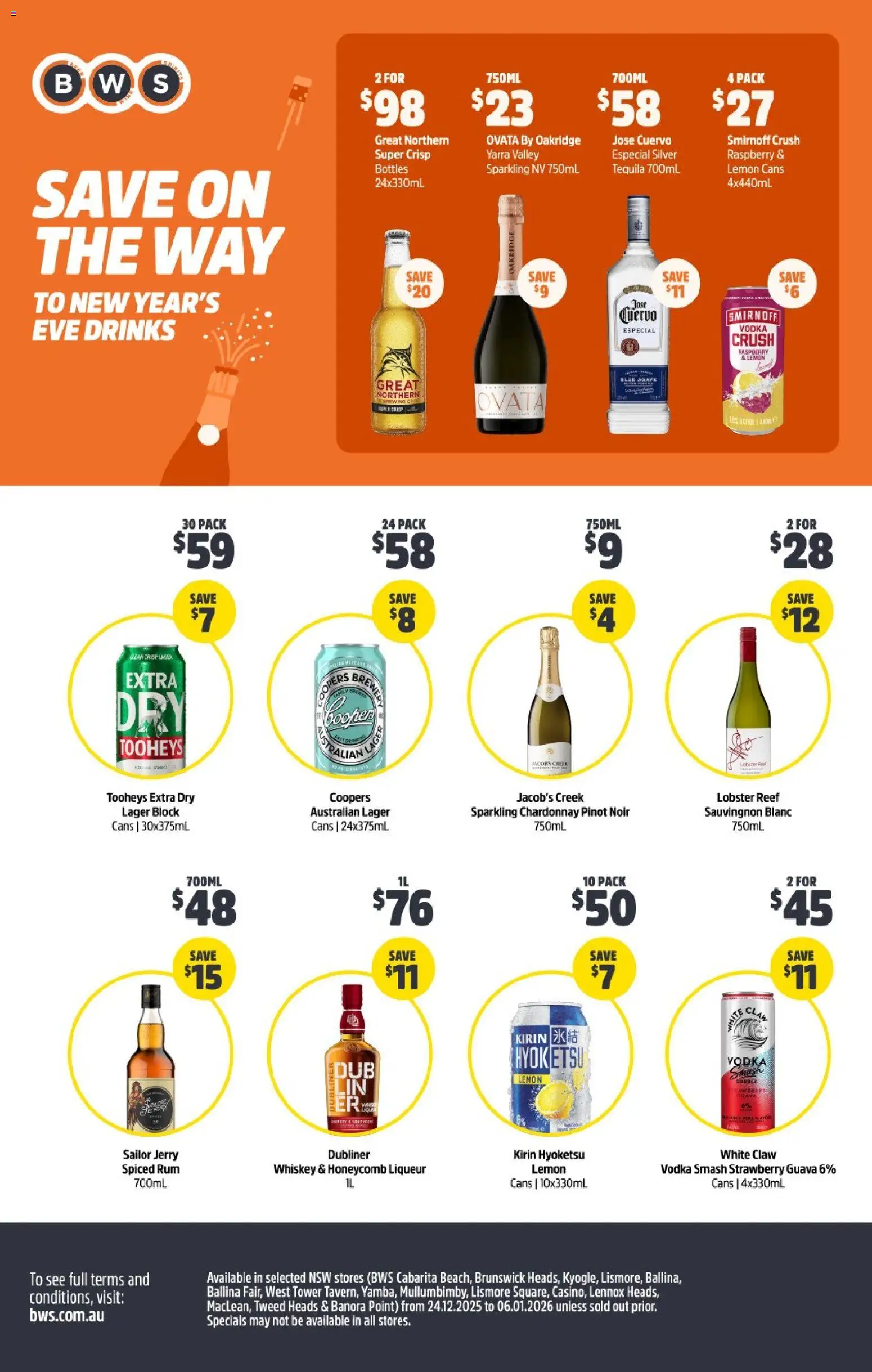 Woolworths catalogue - valid from 31.12.2025 | Page: 33 | Products: Vodka, Rum, Lemon, Raspberry