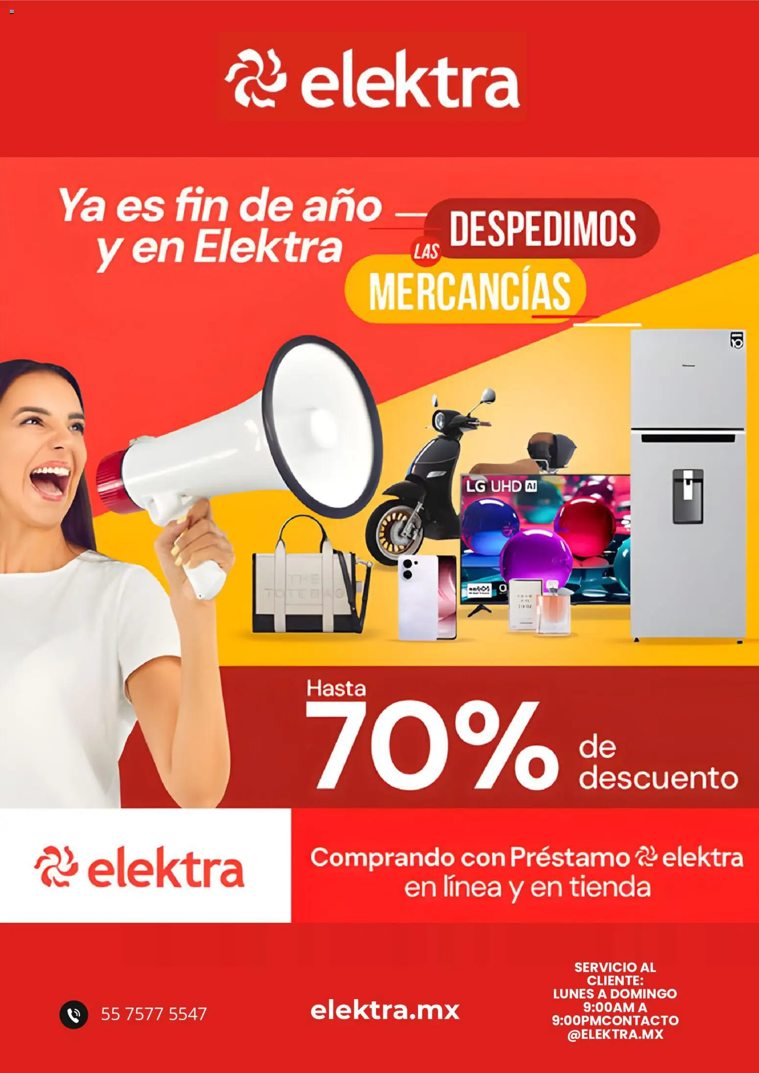 Nuevas ofertas de Elektra válidas en toda la República Mexicana desde el 26.12.2025. ¡Encuentra las mejores ofertas en Elektra catálogo! | Página: 1