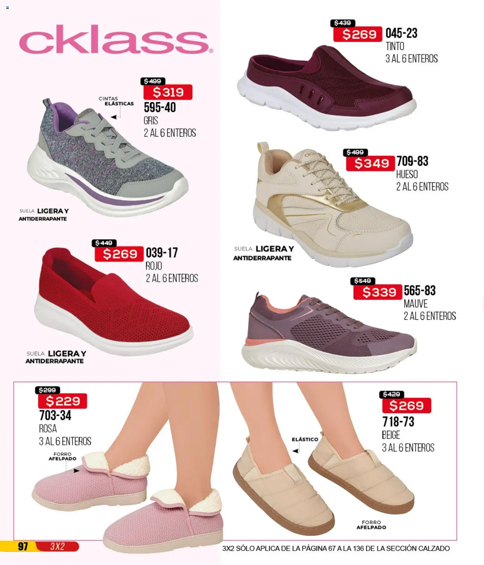 Nuevas ofertas de Cklass válidas en toda la República Mexicana desde el 14.04.2026. ¡Encuentra las mejores ofertas en Cklass catálogo 3X2 Digital Ropa! | Página: 194